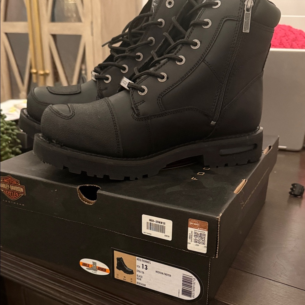 Harley-Davidson Men's Rugged Black Boots